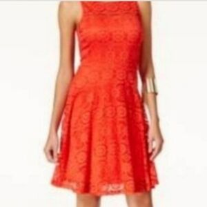 Lace dress, medium, by Thalia Sodi, red, Dressy, Formal  Dress Valentines